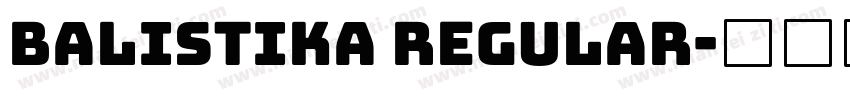 Balistika Regular字体转换